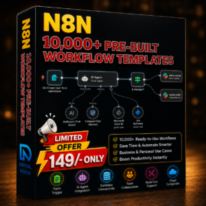 N8N 10,000+ Pre-Built Workflow Templates Bundle® – Ultimate Automation Pack 2026