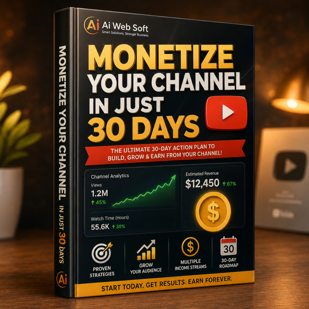 Monetize Your Channel in Just 30 Days® – The Ultimate YouTube Growth & Income Blueprint