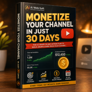 Monetize Your Channel in Just 30 Days® – The Ultimate YouTube Growth & Income Blueprint