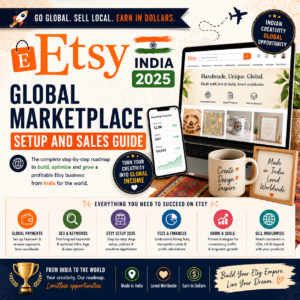 Etsy Global Marketplace Setup & Sales Guide India 2025® – Complete Etsy Success Blueprint