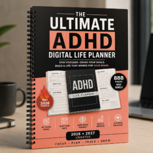 Ultimate ADHD Digital Life Planner® – Focus, Plan, Track & Grow