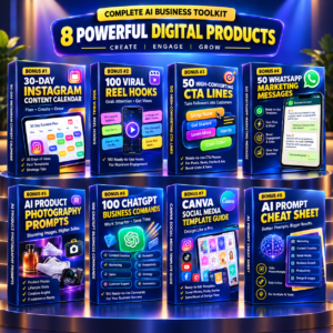 8 Free Bonuses Digital Product